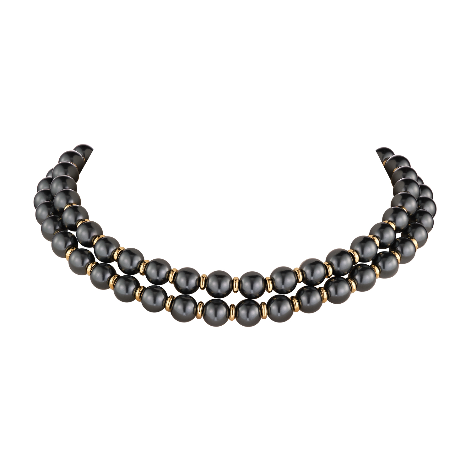 CO1863 PERLA GRAFITE Necklace EREDITA DEI MONARCHI Fiore di Firenze