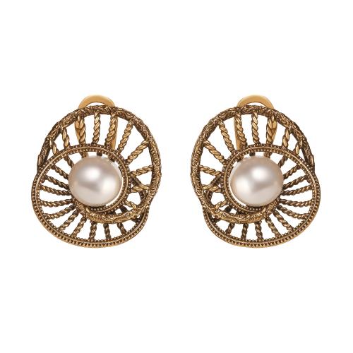 OR1729 PEARL Earings ARCLET Fiore di Firenze