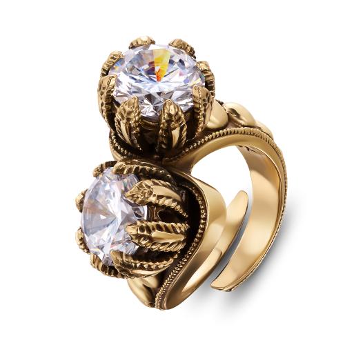 AN0589 CRYSTAL Ring SEGRETI DELL'OCEANO Fiore di Firenze