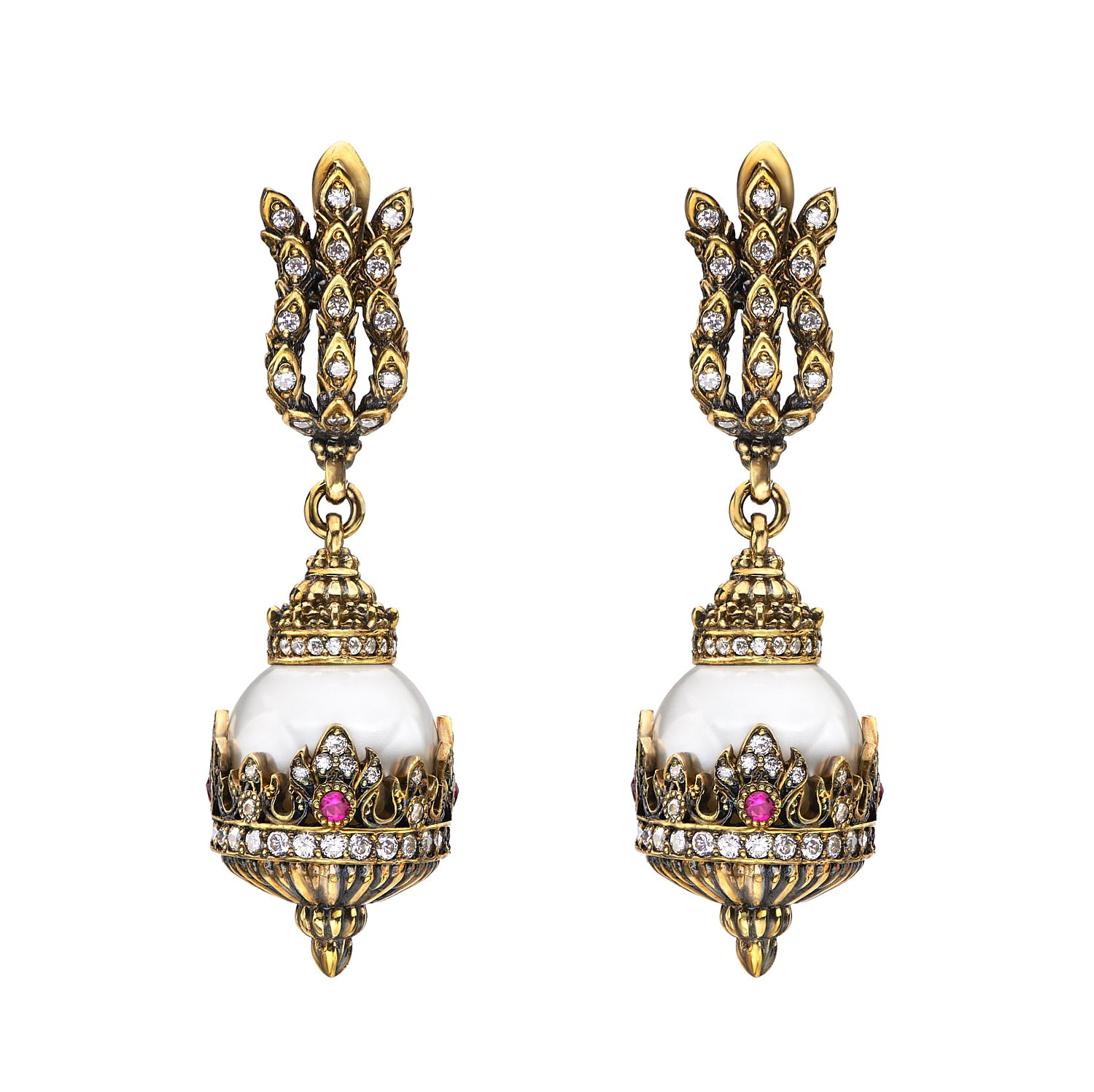 OR101218 Earings CORONA Fiore di Firenze
