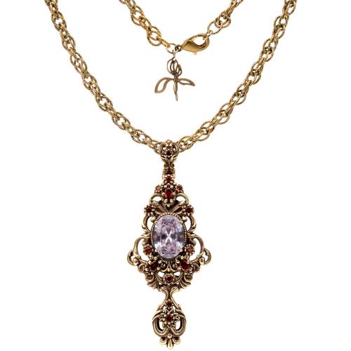 SP5456 CRYSTAL Necklace/Broosh BRILLANTE Fiore di Firenze