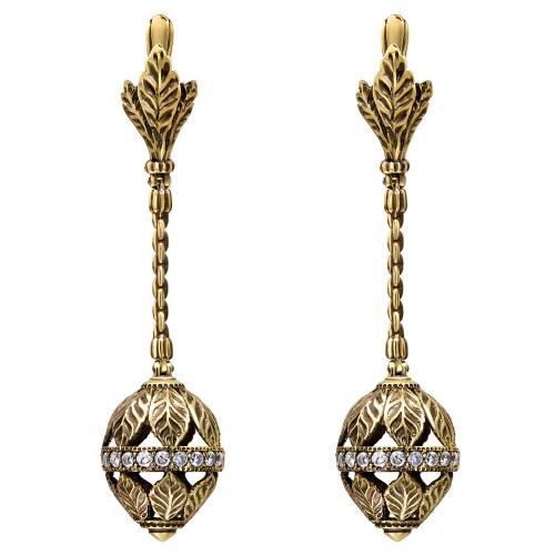 OR1240-1 CRYSTAL Earings LAURA IMPERATRICE Fiore di Firenze
