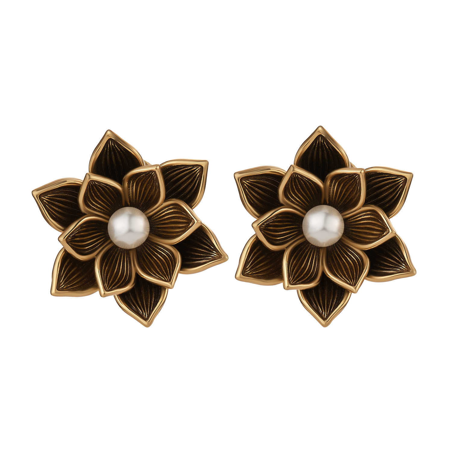 OR0320 Earings пусеты LOTO Fiore di Firenze