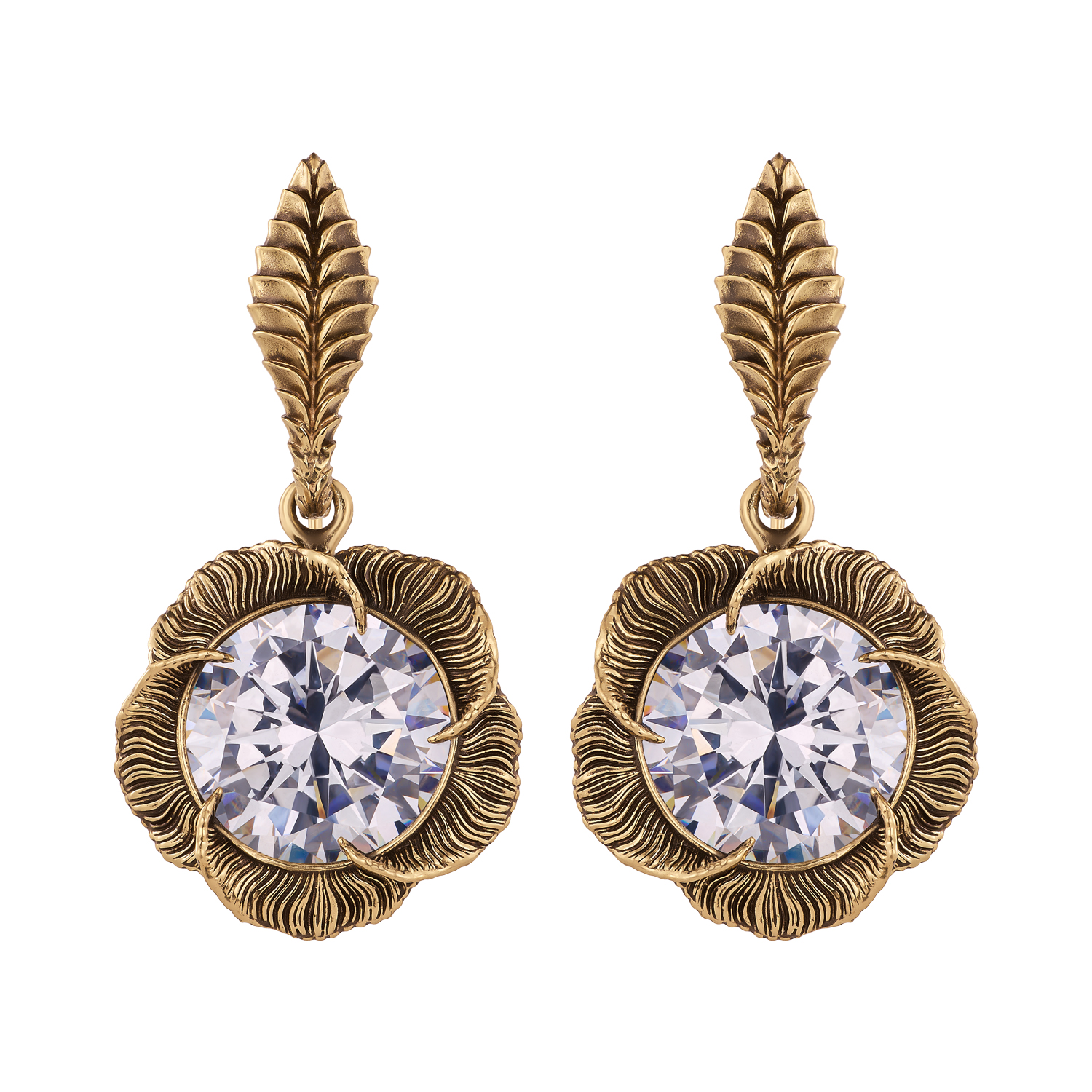 OR1738 CRYSTAL Earings CALEIDOSCOPIO DI FIORI Fiore di Firenze