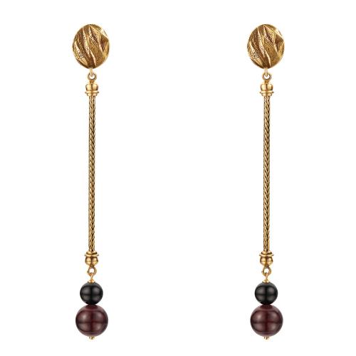 OR1311 GRANATO Earings TONDO Fiore di Firenze