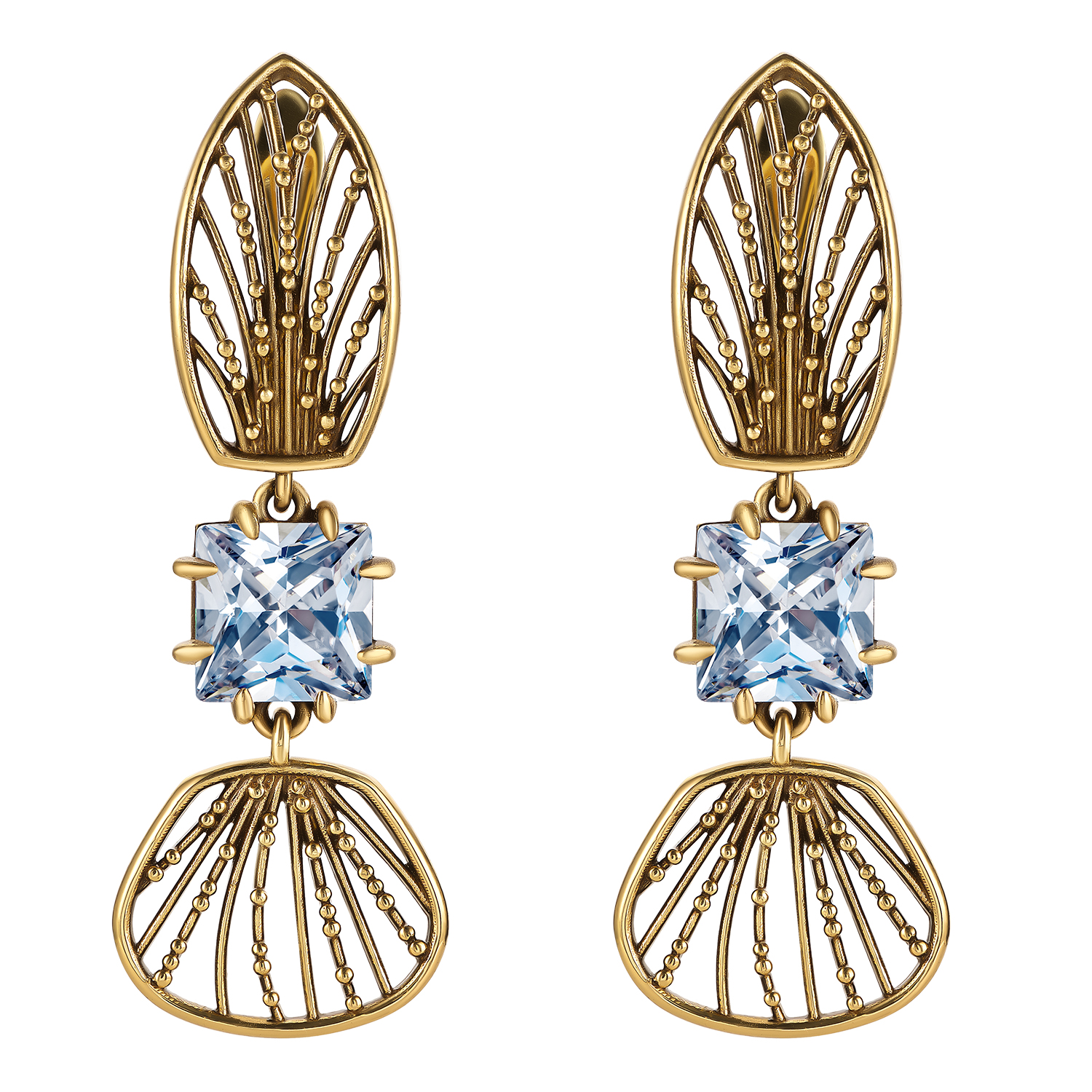 OR6301 CRYSTAL Earings ERBARIO PICCOLO Fiore di Firenze