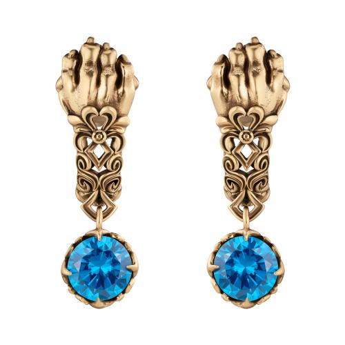 OR3226 ZAMPA  Earings PUMA LEONE DI MONTAGNA Fiore di Firenze