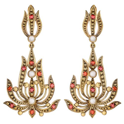OR1750 GRANATO Earings Scintille Fiore di Firenze