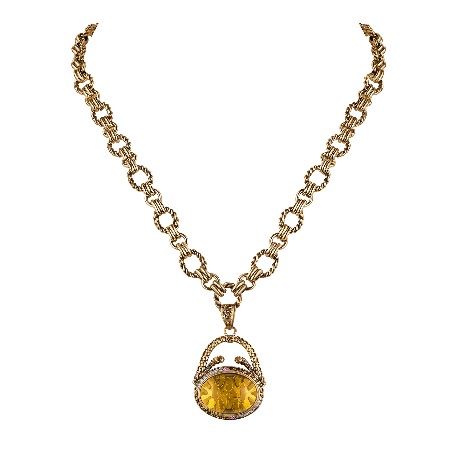 CO8200 Necklace VETRO COLORATO Fiore di Firenze
