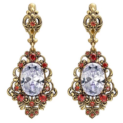 OR5456 CRYSTAL Earings BRILLANTE Fiore di Firenze