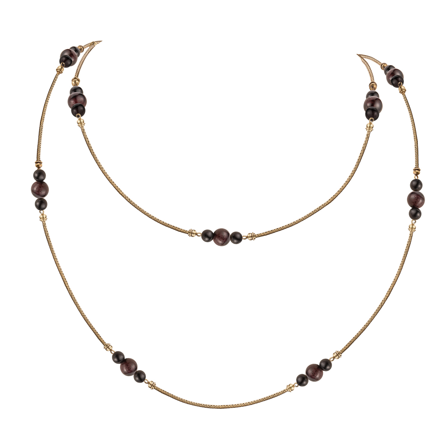 CO1311 GRANATO Necklace TONDO Fiore di Firenze