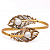 BR2907 PEARL Bracelet Piuma di Fenice Fiore di Firenze