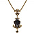 СO190520 NERO  Necklace BAROCCO  Fiore di Firenze