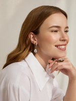 OR0433 CRYSTAL PIC Earings SFARFALLIO  Fiore di Firenze