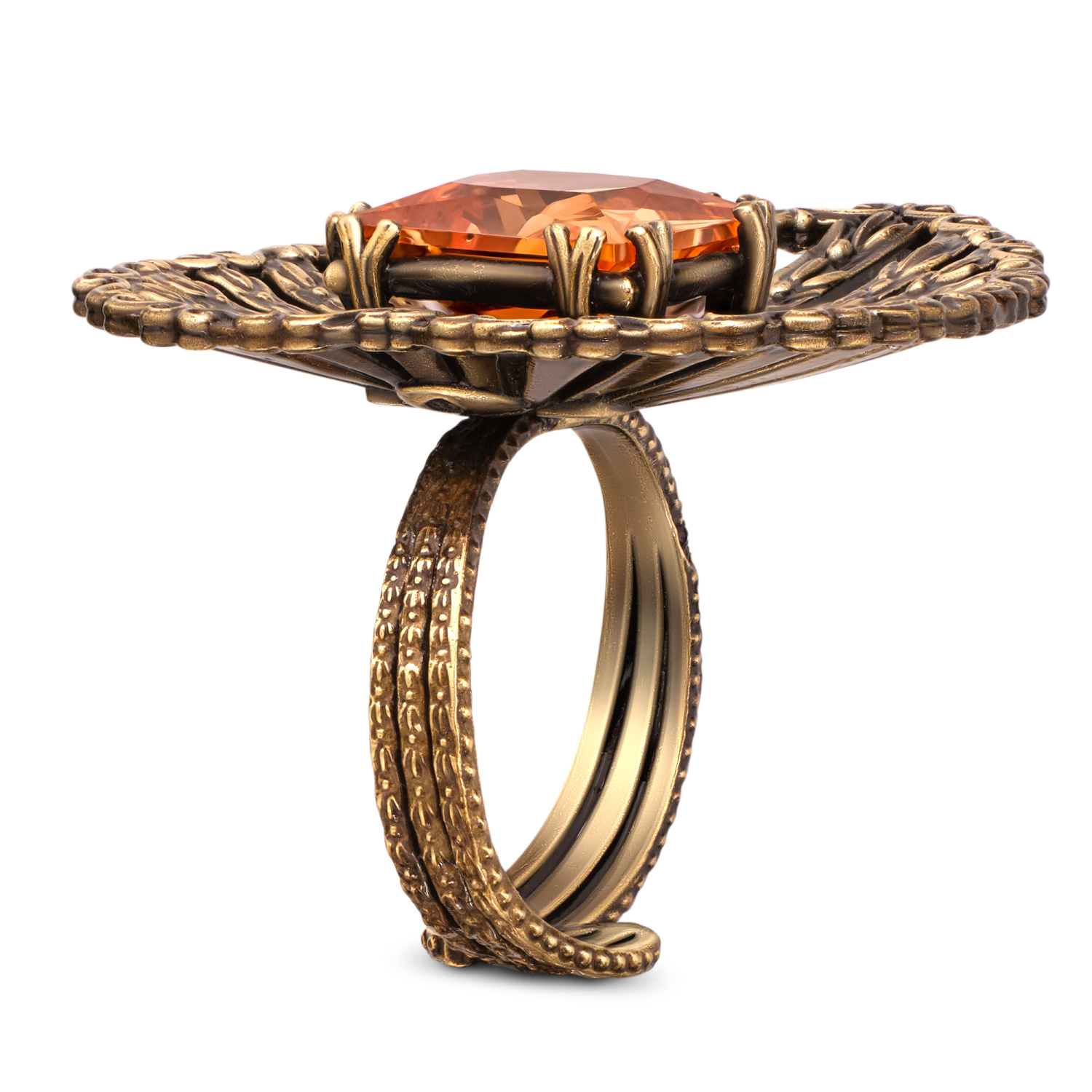 AN5354 Ring CUORE Fiore di Firenze