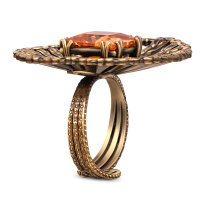 AN5354 Ring CUORE Fiore di Firenze