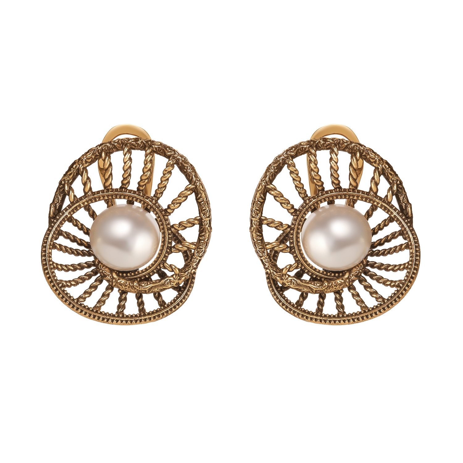 OR1729 PEARL Earings ARCLET Fiore di Firenze