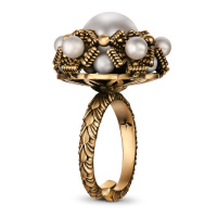AN1854 PERLA Ring ORDINE FIORENTINO Fiore di Firenze