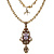 SP5456 CRYSTAL Necklace/Broosh BRILLANTE Fiore di Firenze