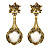 OR4457 MADREPERLA Earings LATTE D'ORO Fiore di Firenze