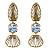 OR6301 CRYSTAL Earings ERBARIO PICCOLO Fiore di Firenze