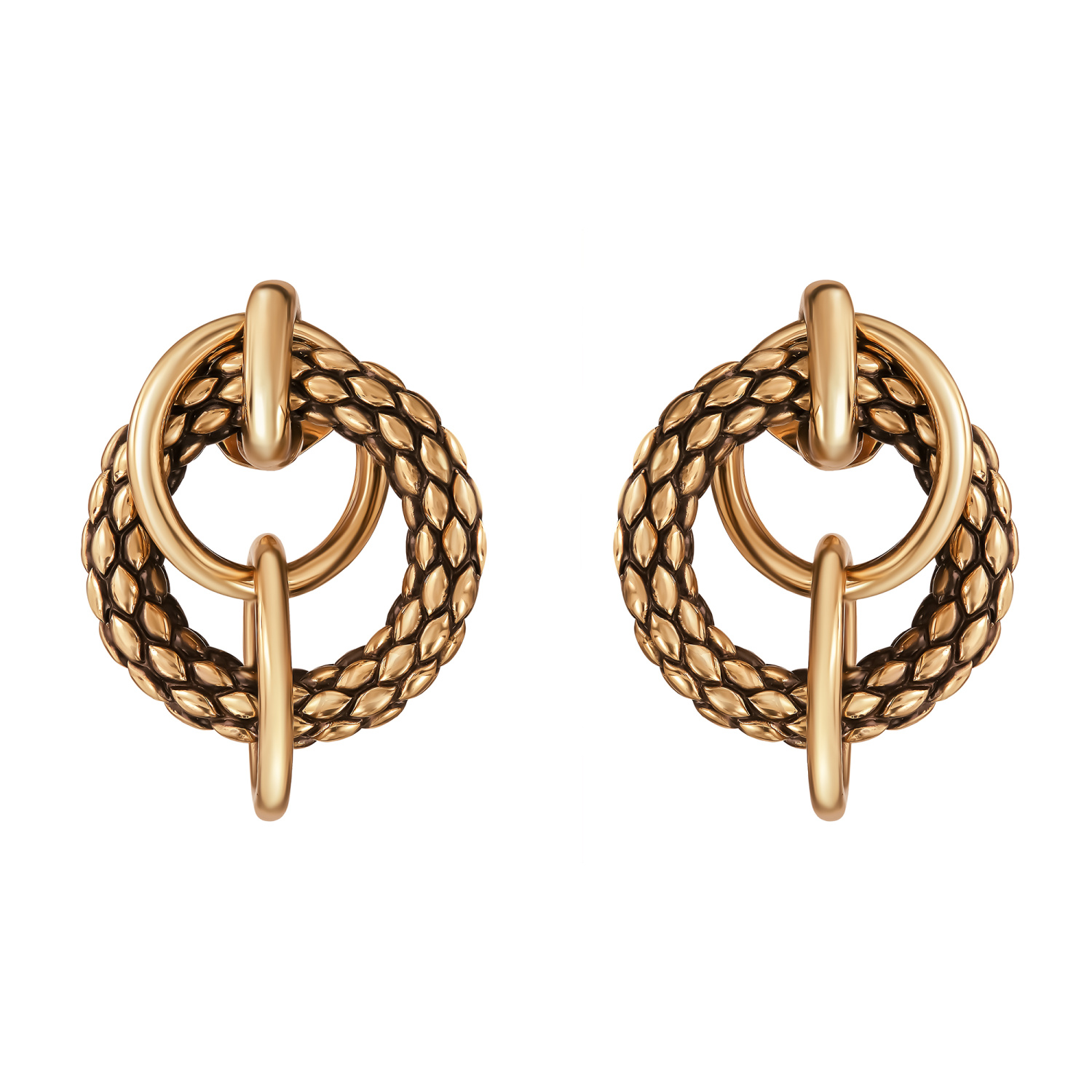 OR2521 Earings CATENE E ANELLI Fiore di Firenze