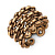 AN2525 Ring CATENE tre strisce Fiore di Firenze
