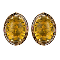 OR8200 Earings VETRO COLORATO Fiore di Firenze