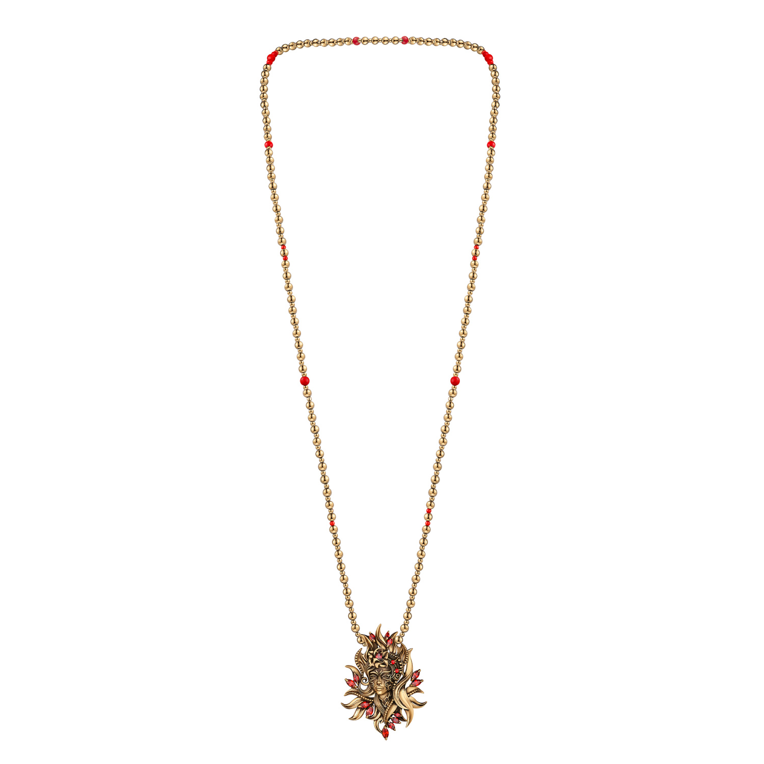 SP9302 RUB Broosh/Necklace FUOCO Fiore di Firenze