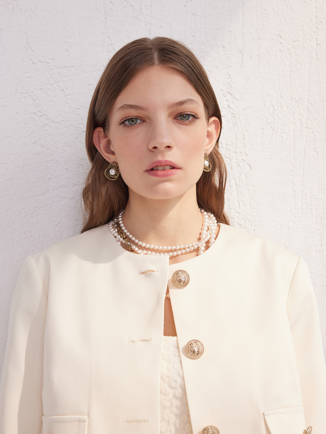 OR1729 PEARL Earings ARCLET Fiore di Firenze