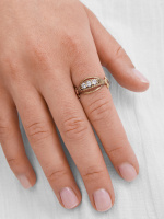 AN6377 CRYSTAL Ring IL SPADA Fiore di Firenze