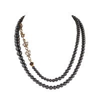 CO1533 PERLA GRAFITE Necklace PER SEMPRE CON TE Fiore di Firenze