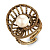 AN1729 PEARL  Ring ARCLET Fiore di Firenze