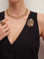 SP9302 RUB Broosh/Necklace FUOCO Fiore di Firenze