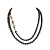 CO1533 PERLA GRAFITE Necklace PER SEMPRE CON TE Fiore di Firenze