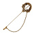 SP1866 Broosh-needle IL DRAGO Fiore di Firenze