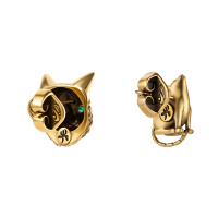 OR3202 Earings пусеты GATTO E TOPO Fiore di Firenze