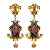 OR190520  Earings Barocco Granato Fiore di Firenze