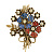 SP1902 Broosh MAZZO DI FIORI Fiore di Firenze