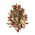 SP9302 RUB Broosh/Necklace FUOCO Fiore di Firenze